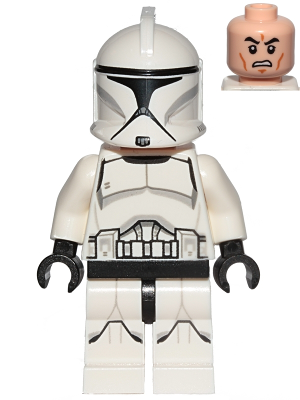 LEGO Minifigure -- Clone Trooper, Episode 2, Printed Legs-Star Wars / Star Wars Episode 2 -- SW0910 -- Creative Brick Builders